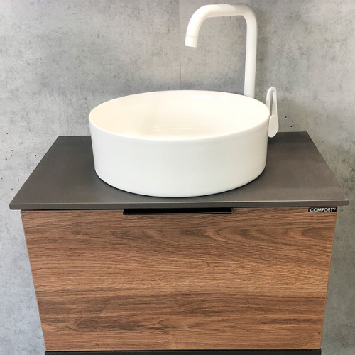 00-00001699 Столешница 600*400 керамогранит Черный Штутгарт/Эдинбург/Марсель COMFORTY