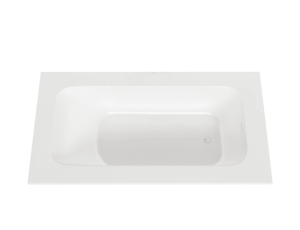 Ванна из искусственного камня Salini Orlando Vasta Kit S-Stone 190х100 белая матовая, с ножками и донным клапаном