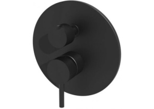 Смеситель для ванны и душа Paffoni Light LIG019NO черный матовый