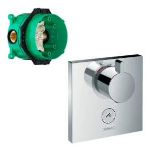 Термостат для душа Hansgrohe Select Highflow 15761000+01800180 хром