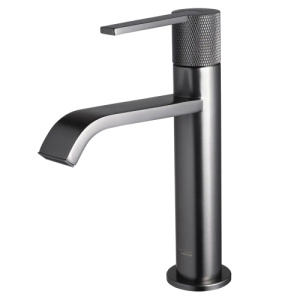 Смеситель для раковины Maxonor Beauty PL1084-9 серый матовый